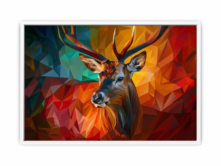 3D Abstract Stag Painting