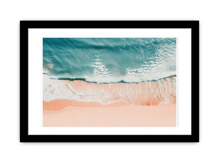  Beach Print framed Print