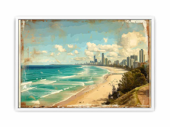  Beach Framed  Print Painting