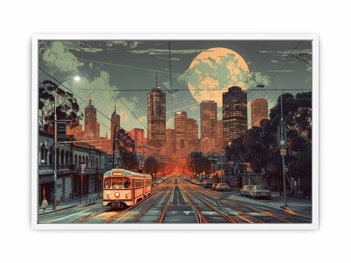 Melbourne Art print  Painting