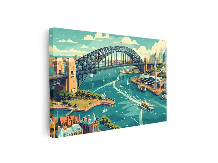 Sydney  Art canvas Print
