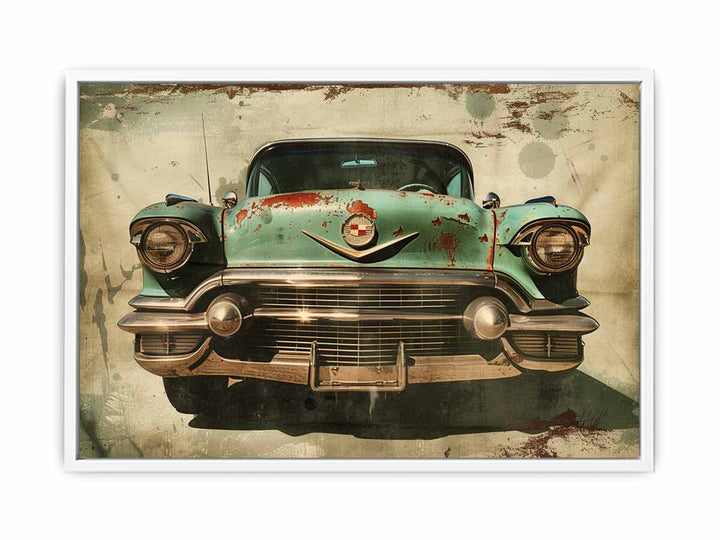 Vintage Car Print Painting