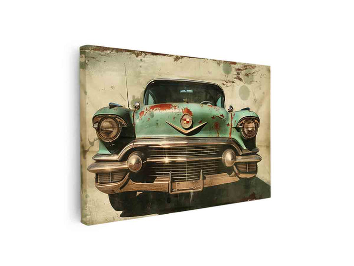 Vintage Car Print canvas Print