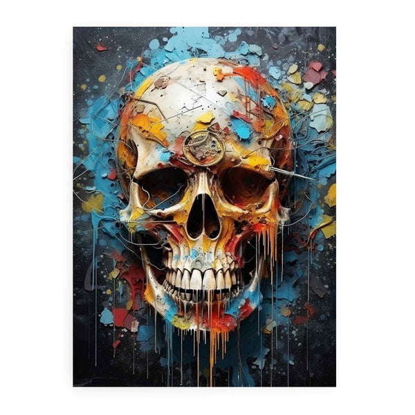 Skull Art Poster