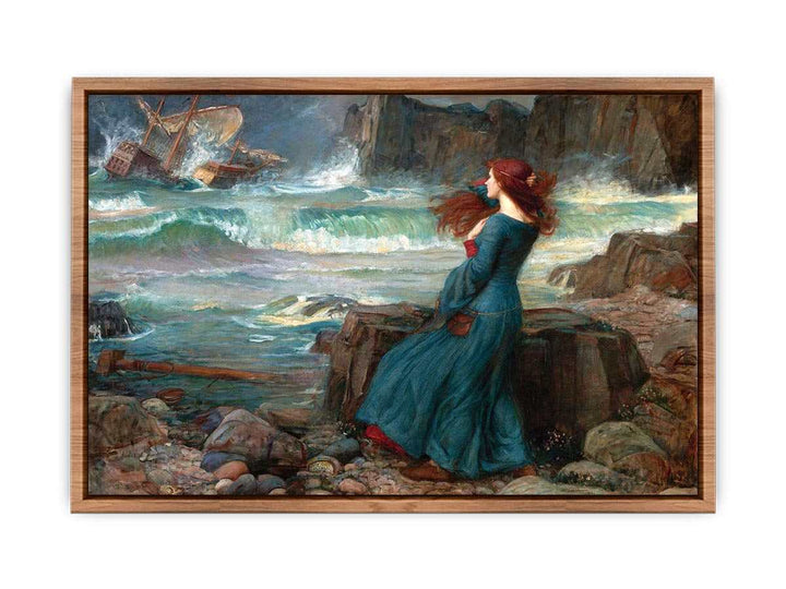 Miranda - The Tempest John William Waterhouse Painting 