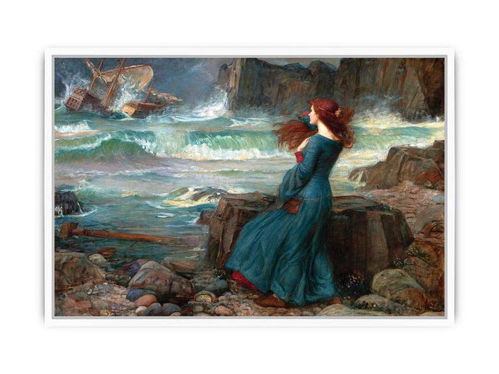 Miranda - The Tempest 1916 Framed Print
