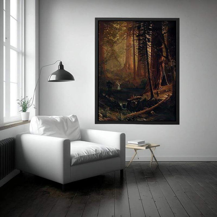 Giant Redwood Trees of California Painting