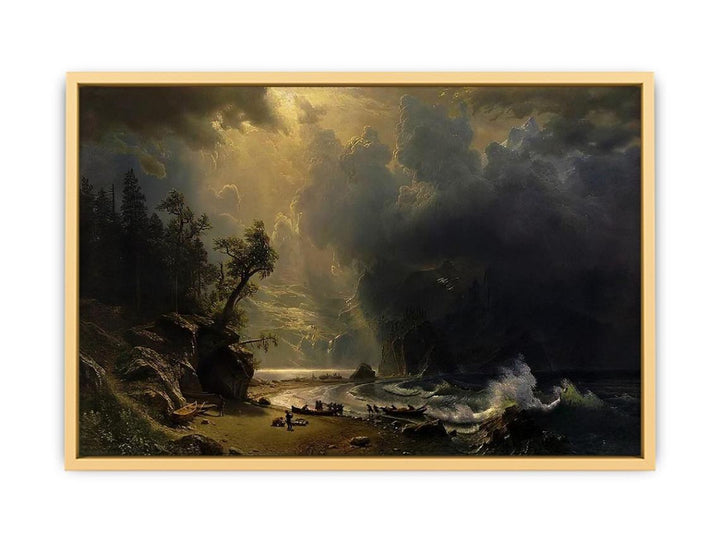 Puget Sound On The Pacific Coast Streched canvas