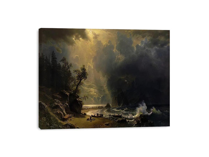 Puget Sound On The Pacific Coast  Painting