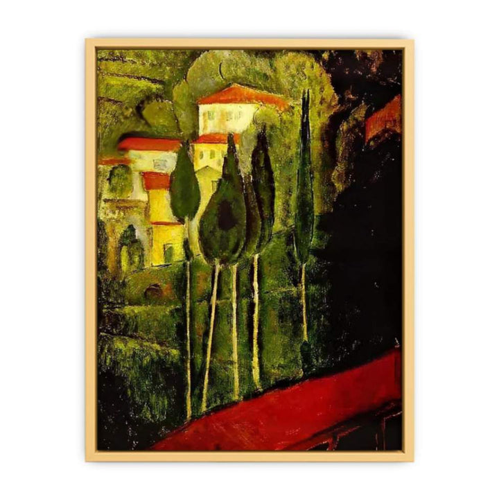 Paesaggio del Midi Streched canvas