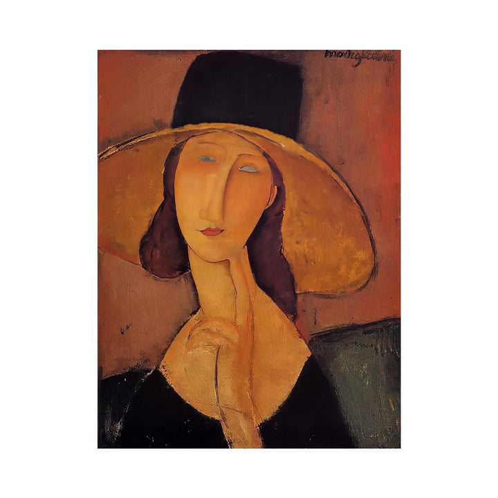 Jeanne Hebuterne in a Large Hat
