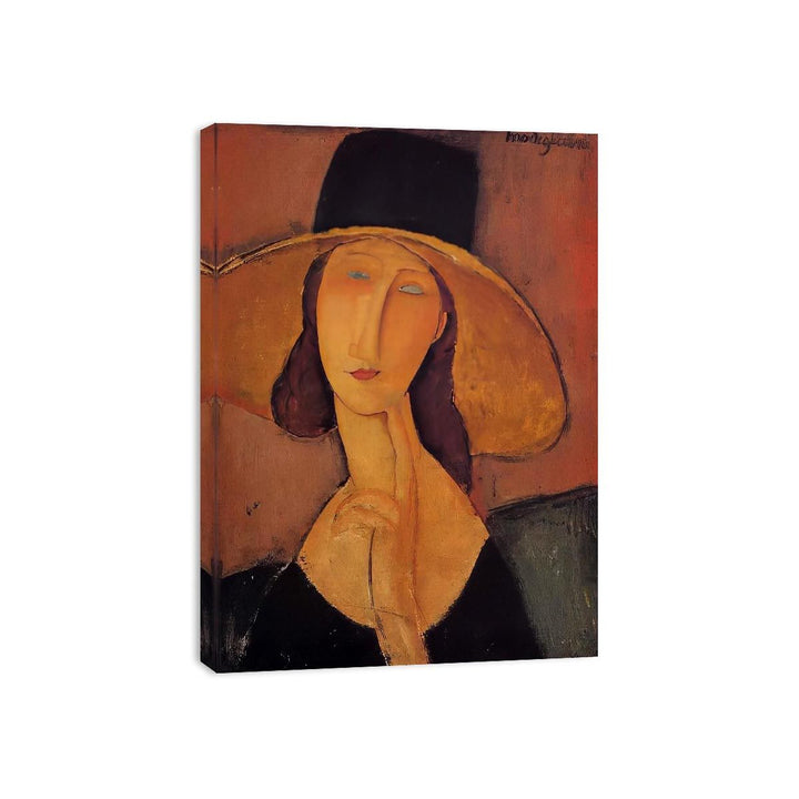 Jeanne Hebuterne in a Large Hat  Painting