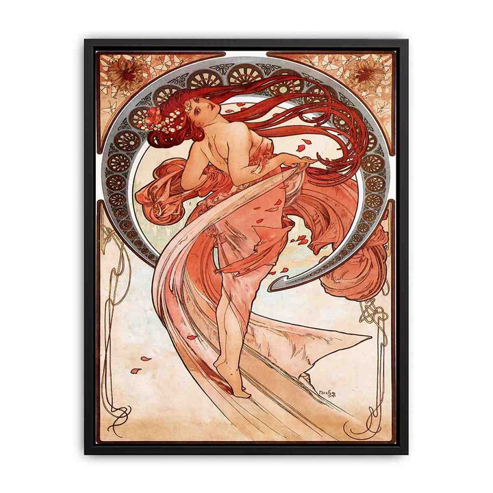 Dance By Alphonse Mucha Canvas Print