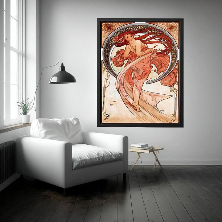 Dance By Alphonse Mucha Painting