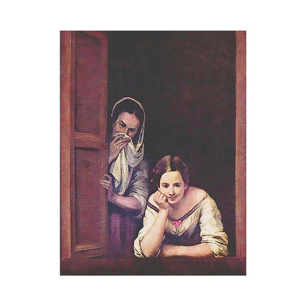A Girl and her Duenna by Bartolome Esteban Murillo