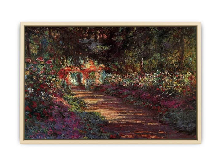 The Flowered Garden  Art Print