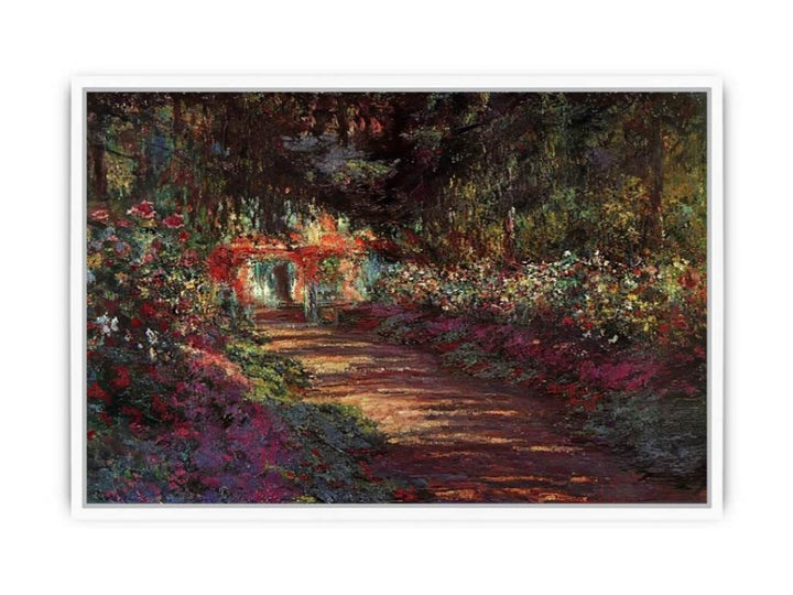The Flowered Garden Framed Print