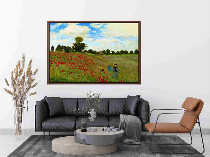 Poppies At Argenteuil Painting