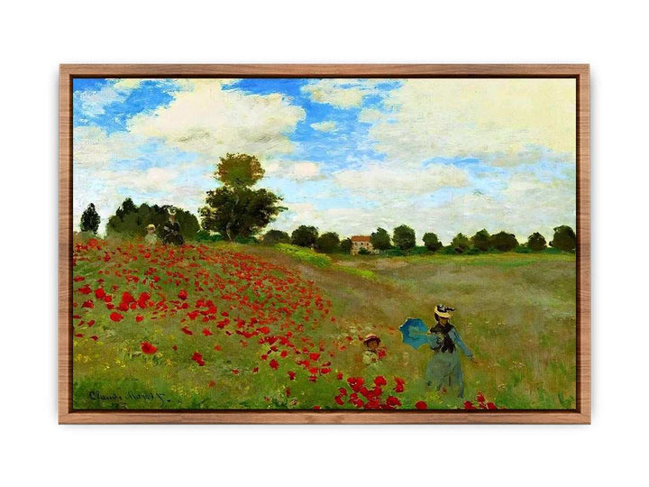 Poppies At Argenteuil  Poster