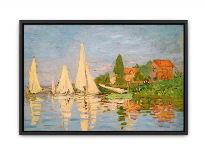 Regatta At Argenteuil Canvas Print