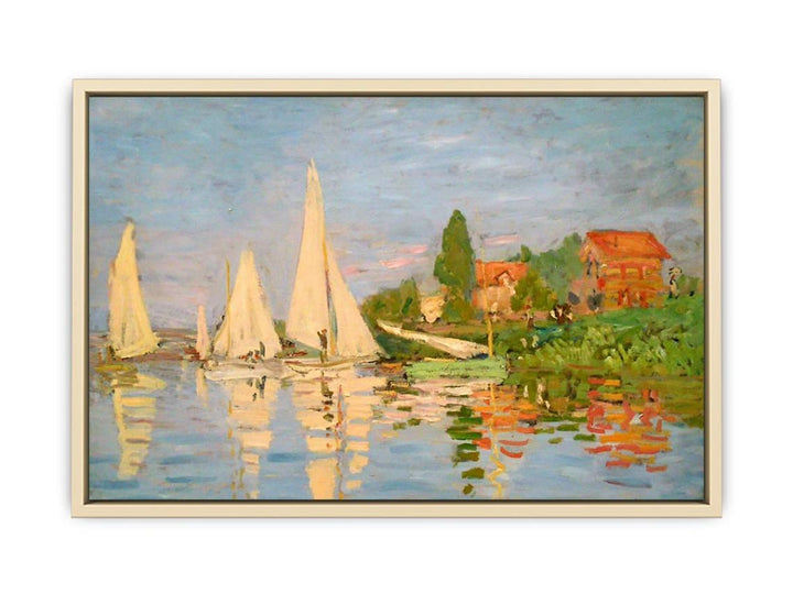 Regatta At Argenteuil  Art Print