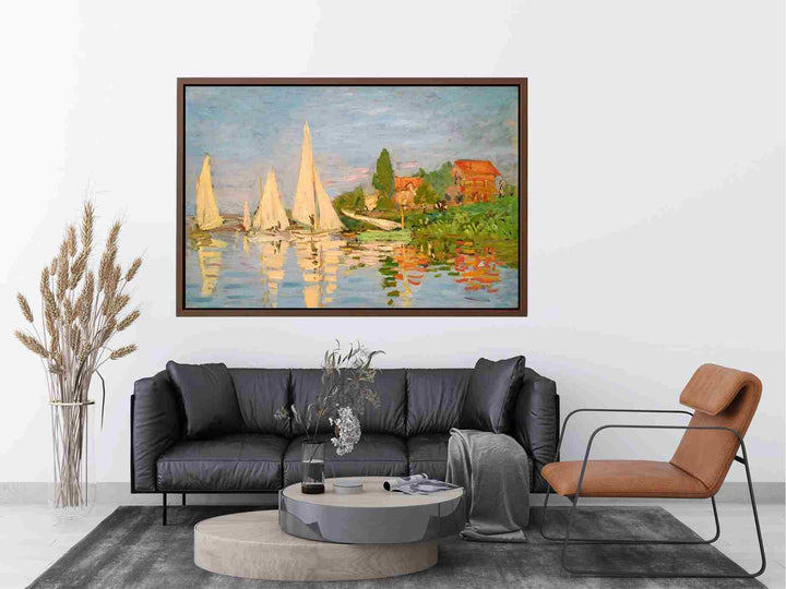 Regatta At Argenteuil Painting