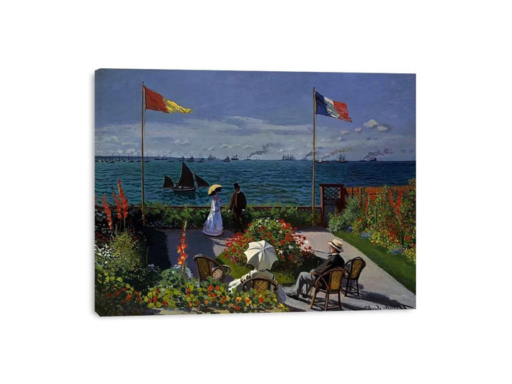 Terrace at the Seaside, Sainte-Adresse  Painting