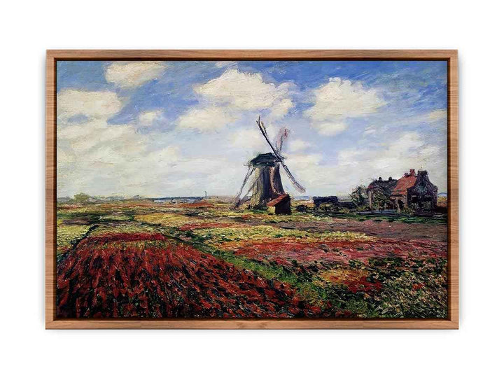 Field Of Tulips In Holland  Poster