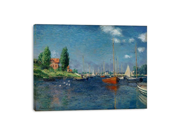 Argenteuil (Red Boats)  Painting
