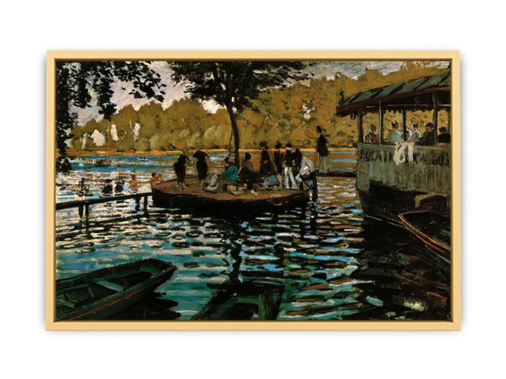 La Grenouillere Streched canvas