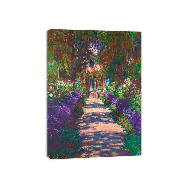 Pathway In Monets Garden At Giverny  Painting