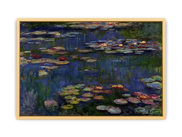 Water Lilies Streched canvas