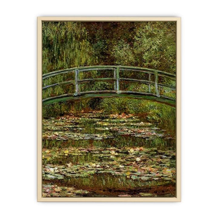 The Water Lily Pond Aka Japanese Bridge  Art Print