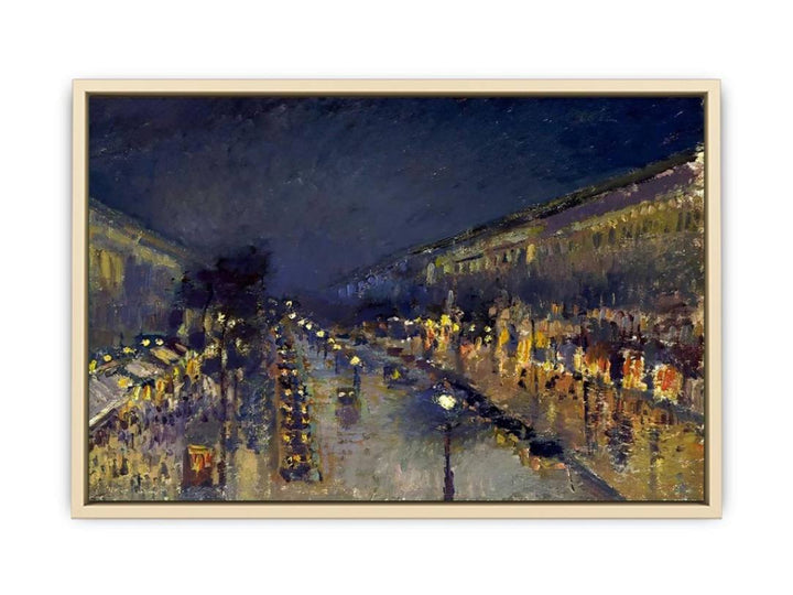 Boulevard Montmartre; Night Effect  Art Print