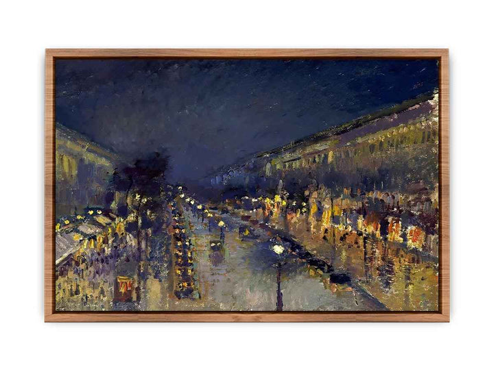 Boulevard Montmartre; Night Effect  Poster