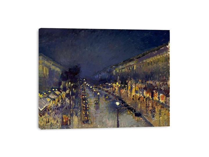 Boulevard Montmartre; Night Effect  Painting