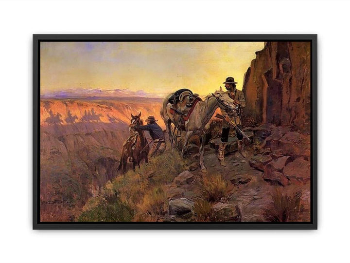 When Shadows Hint Death Canvas Print