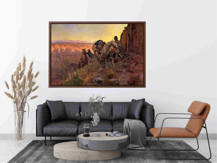 When Shadows Hint Death Painting
