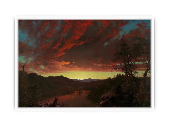 Twilight in the Wilderness Framed Print