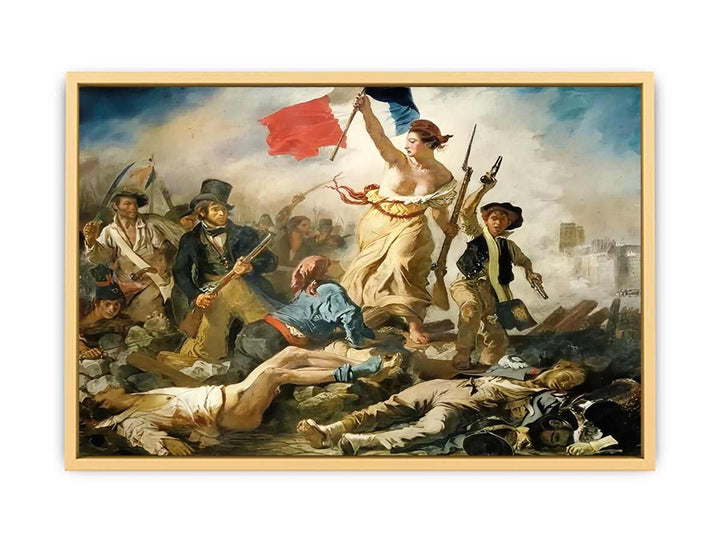 Liberty Leading the People Painting Streched canvas