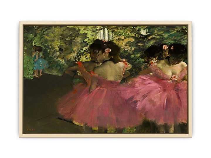 Dancers In Pink  Art Print