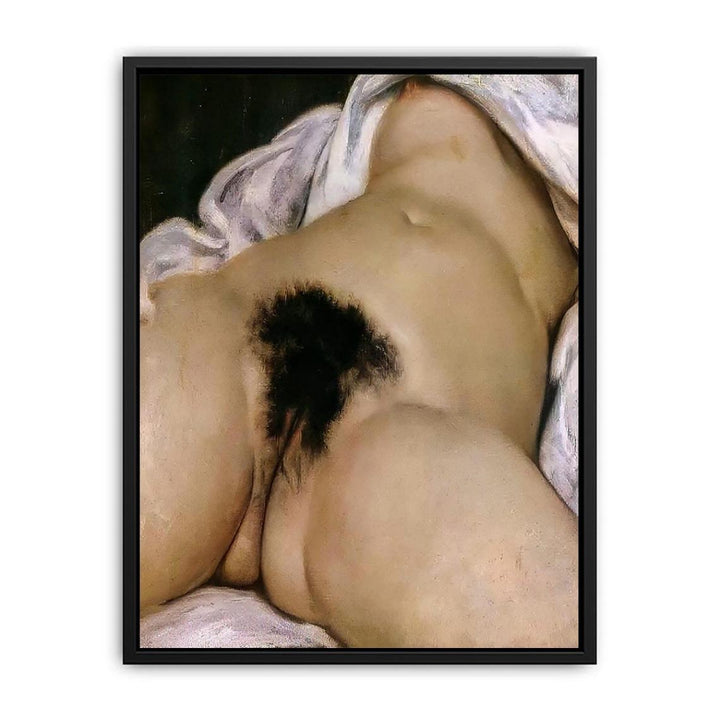 The origin of the world Canvas Print
