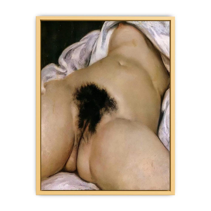 The origin of the world Streched canvas