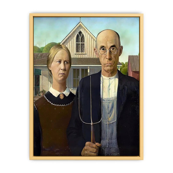 American Gothic Prints Streched canvas