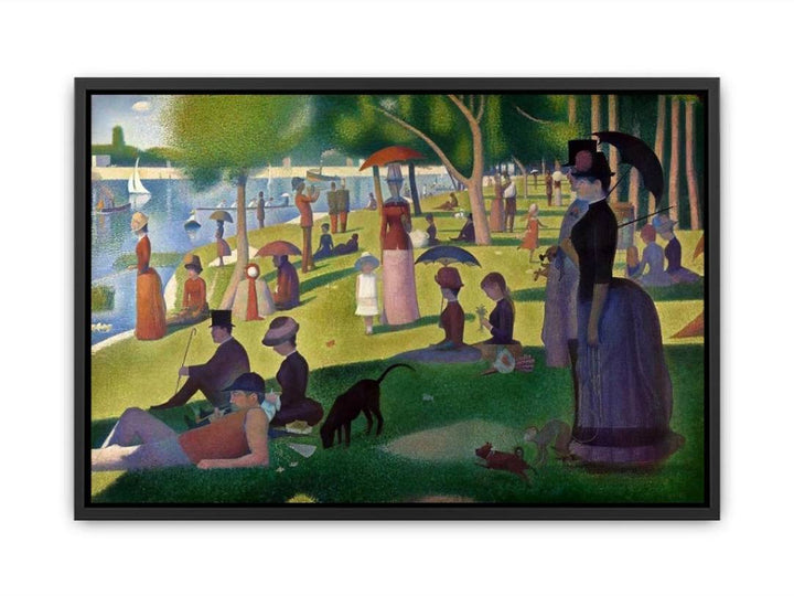 A Sunday Afternoon on the Island of La Grande Jatte Canvas Print
