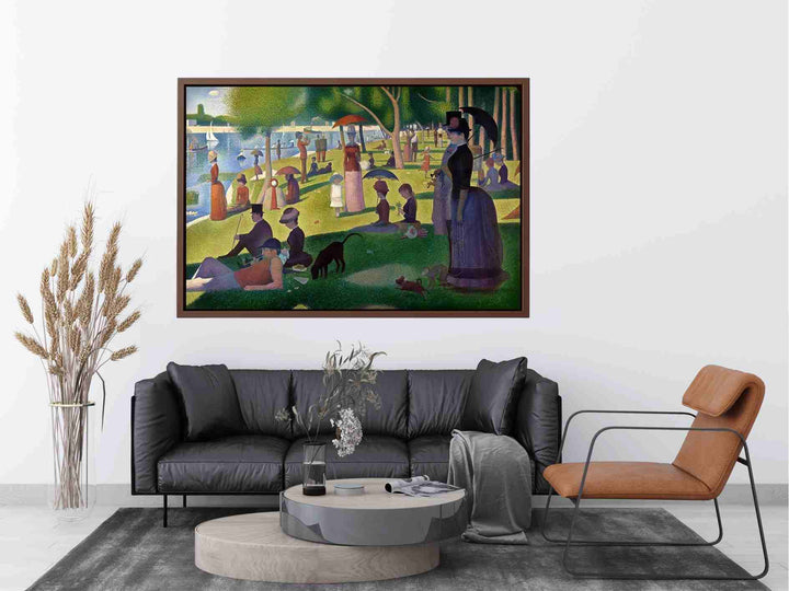 A Sunday Afternoon on the Island of La Grande Jatte Painting