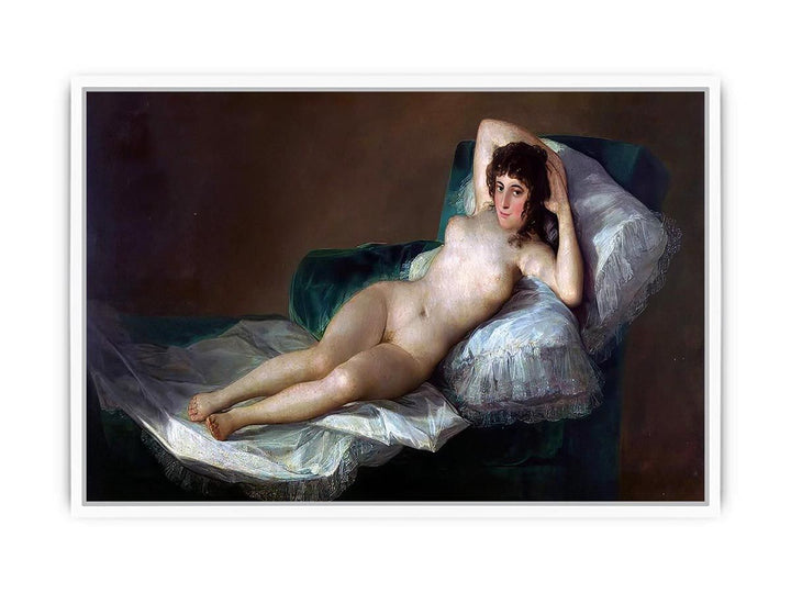 Nude Maja Framed Print