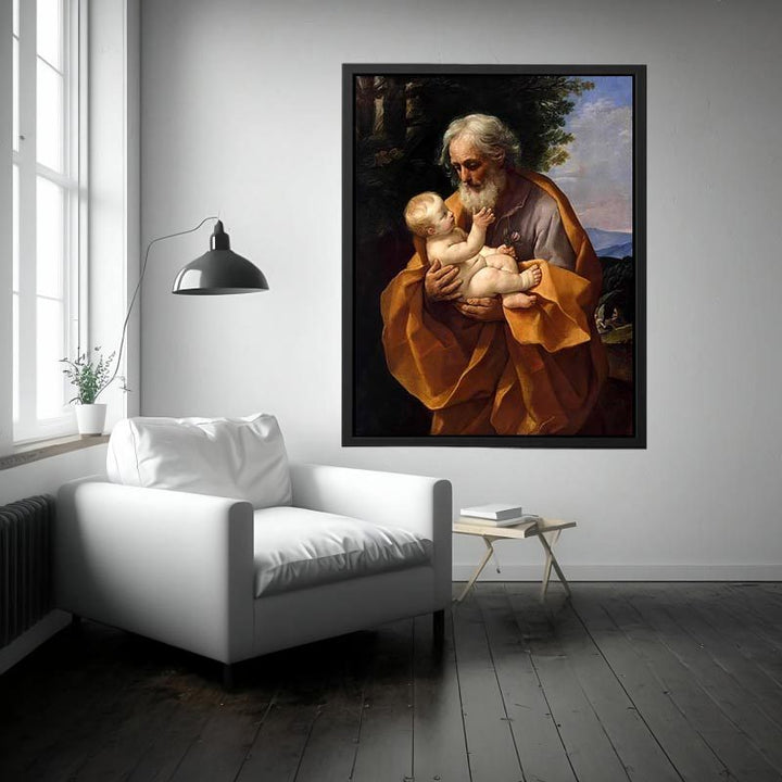 St Joseph with the Infant Jesus c. 1635 Painting