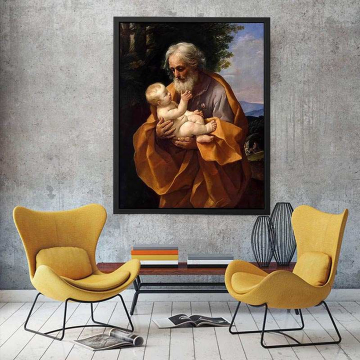 St Joseph with the Infant Jesus c. 1635  Painting