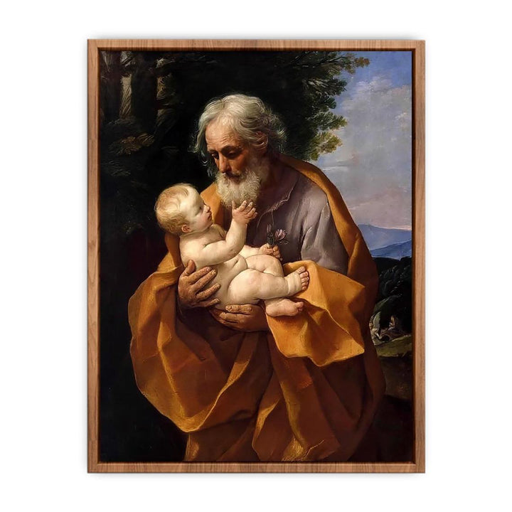 St Joseph with the Infant Jesus c. 1635  Poster